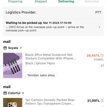 SHEIN Kargo Gümrük Problemi