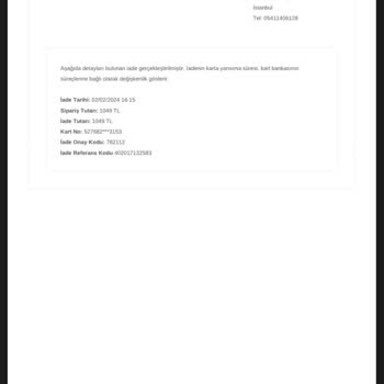 Shopier İade Ödemesi Alınmıyor