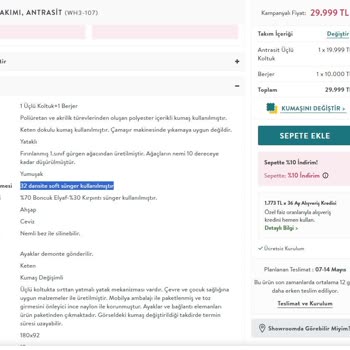 Vivense Couch - Faulty Construction, Terrible Customer Service