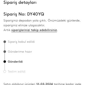 Mango Online Siparişim Gelmemesi