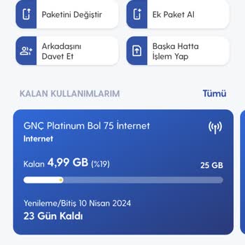 Turkcell İnternet Paketim Hızla Bitiyor: Adil Kullanım Beklentisi