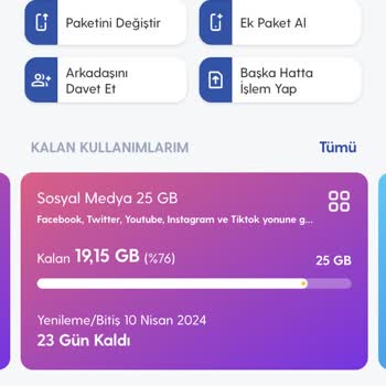 Turkcell İnternet Paketim Hızla Bitiyor: Adil Kullanım Beklentisi