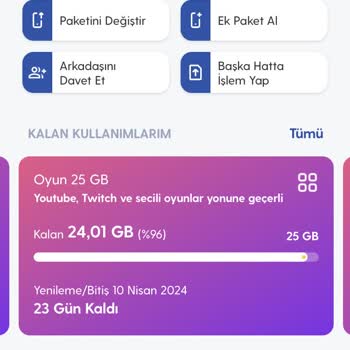 Turkcell İnternet Paketim Hızla Bitiyor: Adil Kullanım Beklentisi