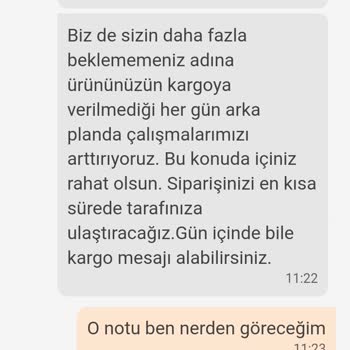 Trendyol Üzerinden Aldığım Ürünün Gelmemesi