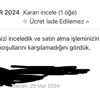 Apple Para İadesi Yapmıyor