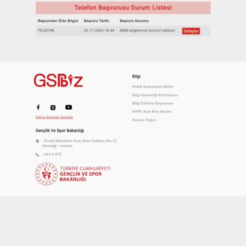 Gsb Telefon Desteği
