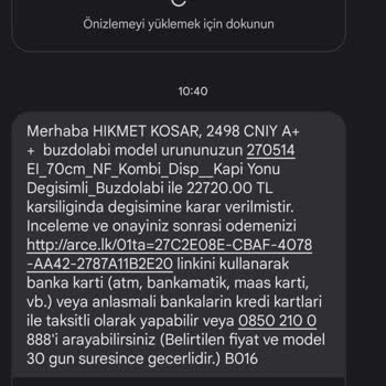 Arçelik Buzdolabı Kronik Soğutma Ve Gaz Eksikliği Komik Teklifleri
