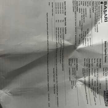 Apple Servis Şikayet Var