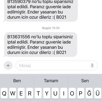 Gardrops Eksik Para İadesi