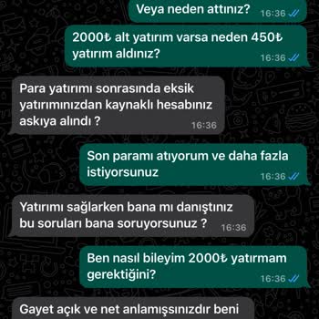 Baywin Yatırımındaki Mantıksızlık Ve Müşteri Temsilcisi Lakaytlığı.