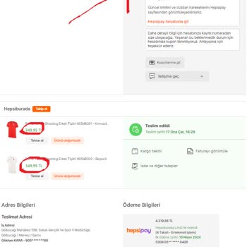 HepsiPay Hepsiburada Sipariş İptali Ve Yüksek İşlem Ücreti Sorunu
