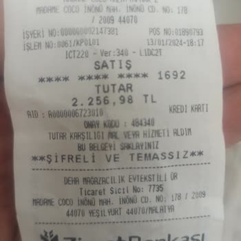 Mademe Coco Kusurlu Ürünü Kabul Etmiyor