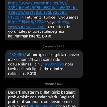 Turkcell Superonline İnternet Çekmiyor