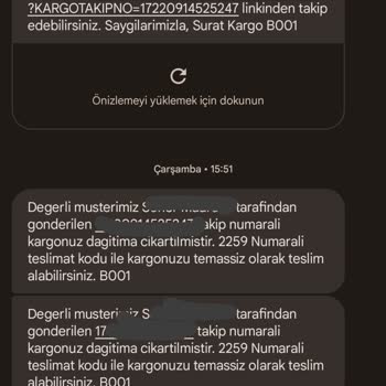 Sürat Kargo Beykent Acente Kargo Getirmemesi