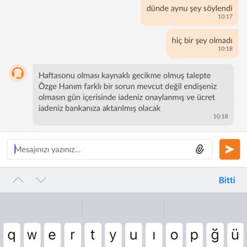 Trendyol Hızlı Market Alışverişi Daha Doğrusu Paramı Aldılar