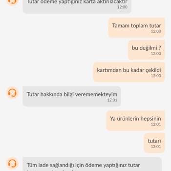 Trendyol Hızlı Market Alışverişi Daha Doğrusu Paramı Aldılar