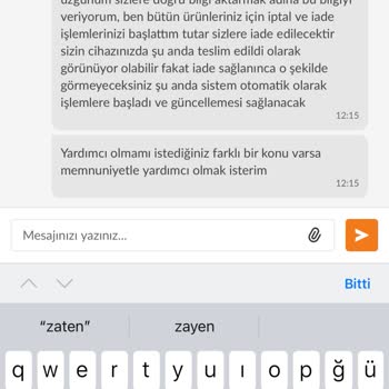 Trendyol Hızlı Market Alışverişi Daha Doğrusu Paramı Aldılar