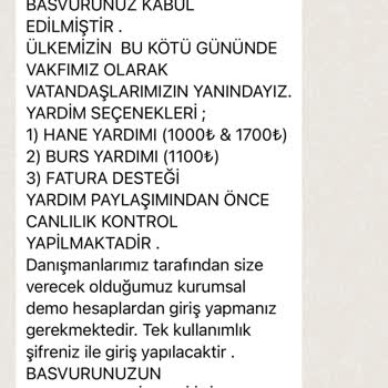 0850 678 03 71 Sorumluluk Kabul Etmiyorum