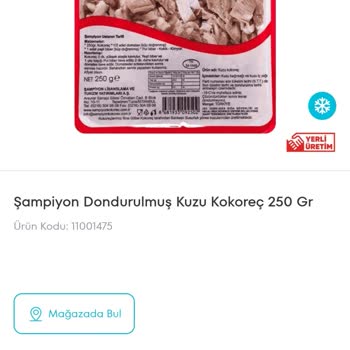 A101 Şampiyon Kokoreç Çok Yağlı Ve Kötü.