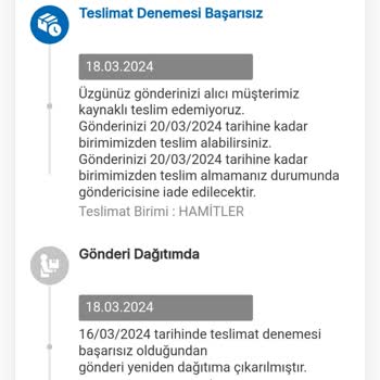 MNG Kargo Teslim Etmeden Alıcı Kaynaklı Sorun Olarak Gösteriyor