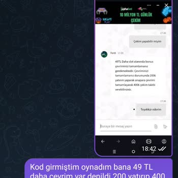 Sahabet 11 Marttan İtibari İle Batışta Olduğu İçin Kendini Bozdu