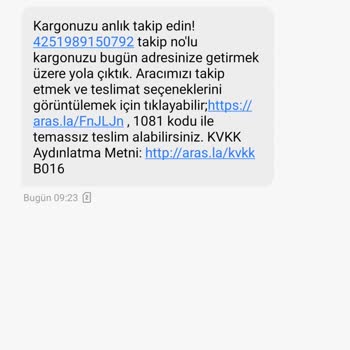 Aras Kargo Kredi Kartı Sorunu