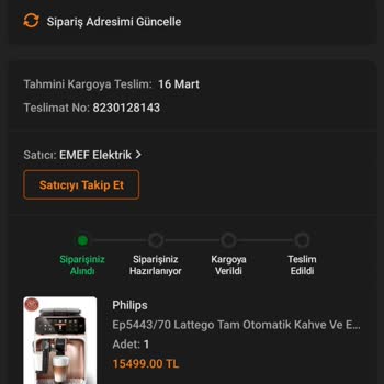 Trendyol'dan Aldığım Ürün Gelmiyor