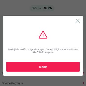 Tiktak Üyeliğimi Sebepsiz Pasife Aldı