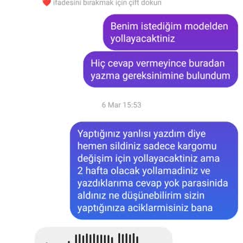 Kodex Korse Kodexkorsetayt Alışverişte Ürün Yollanmadı
