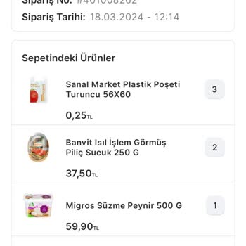 Migros Sanal Market Siparişim Gecikti, Çözüm Bekliyorum!