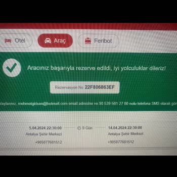 Bayram Rezervasyonu Onay Problemi