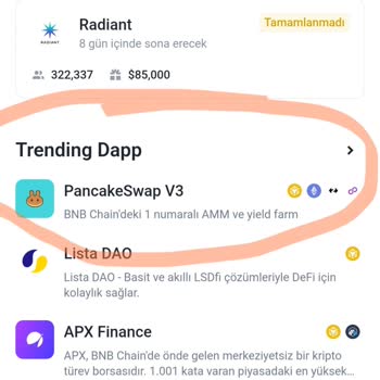 PancakeSwap Web3 Ethfi Token Satışı Hk.