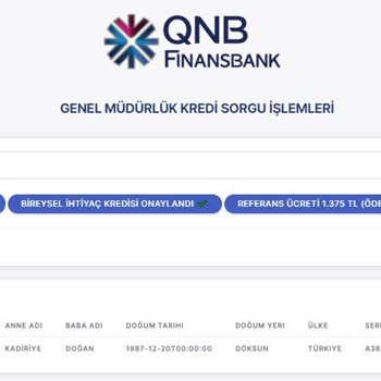 QNB Finansbank Tan Gelen Ya Da Adını Kullanarak Para Avcılığına