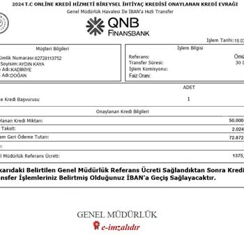 QNB Finansbank Tan Gelen Ya Da Adını Kullanarak Para Avcılığına