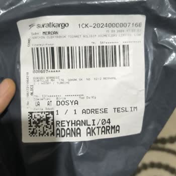 Noriyen Mağazası Kargo Sıkıntı