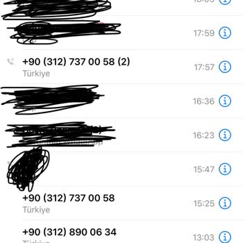 +90 (312) 737 00 58 Hattın Verdiğin Rahatsızlık!