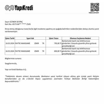 Yapı Kredi Bankası 1661073709 Referans Numaralı İçerik Hakkında