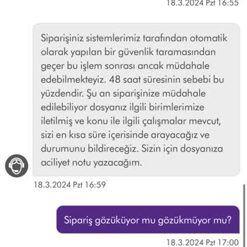 Dyson.com.tr Siparişimin Sistemde Gözükmemesi!