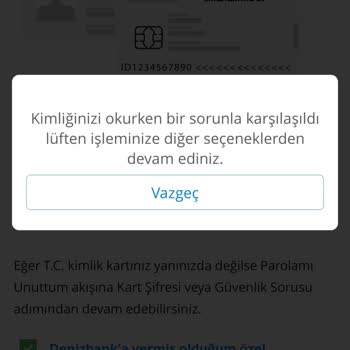 Denizbank İlk Müşteri Faizsiz Kredi Mobilden Başvurumdaki Sorun