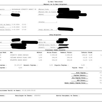 Peugeot Baykaralar 40 Gün Süren Servis Süreci
