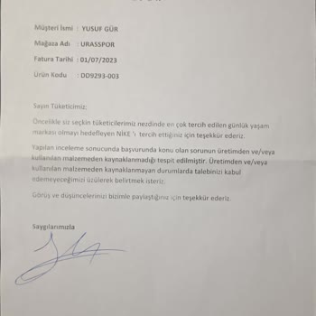 Nike Spor Ayakkabı Satın Aldığım Mağazadan Yaşadığım Sorunlar