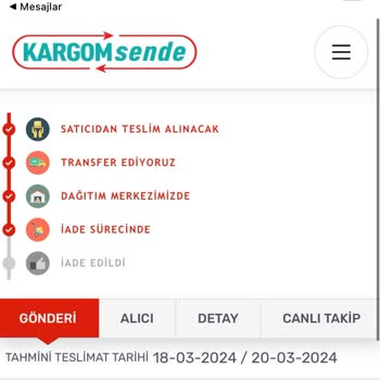 Kargomsende İade İstemediğim Halde İade Yapılıyor