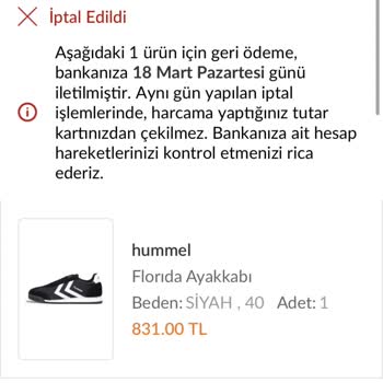 Trendyol Ücret İadesi İstiyorum