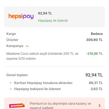 Madame Coco Sipariş İptali Mağduriyet