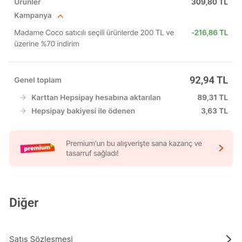 Madame Coco Sipariş İptali Mağduriyet