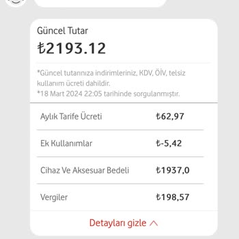 Vodafone Bilgi Vermeden Fazla Vergi Alıyor