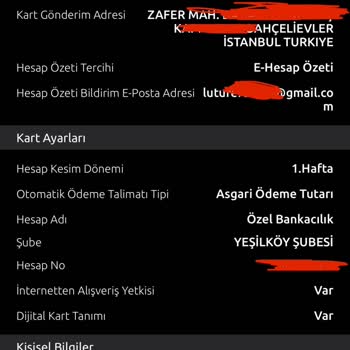 Yapı Kredi Bankası Platinum Olarak Başvurulan Kartın Gold Yollanması