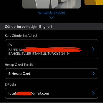 Yapı Kredi Bankası Platinum Olarak Başvurulan Kartın Gold Yollanması