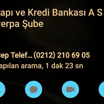 Yapı Kredi Bankası Perpa Şubesi Telefonları Asla Bakmıyor