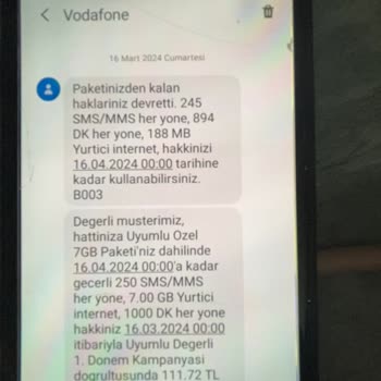 Vodafone Mobil Ödeme Ücret Saçmalığı